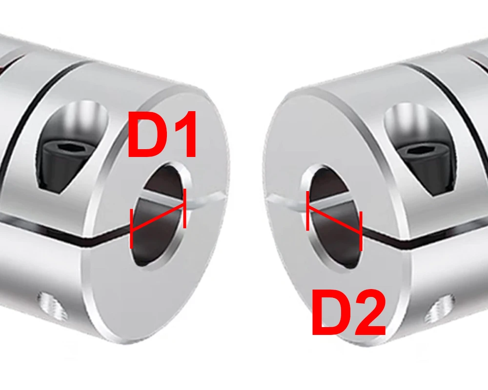 Description Picture 2 of itemLF Three Jaw D40L78 Coupler Aluminium Plum Flexible Shaft Coupling Stepper Motor Connector CNC 8/10/12/12.7/14/16/20/22mm