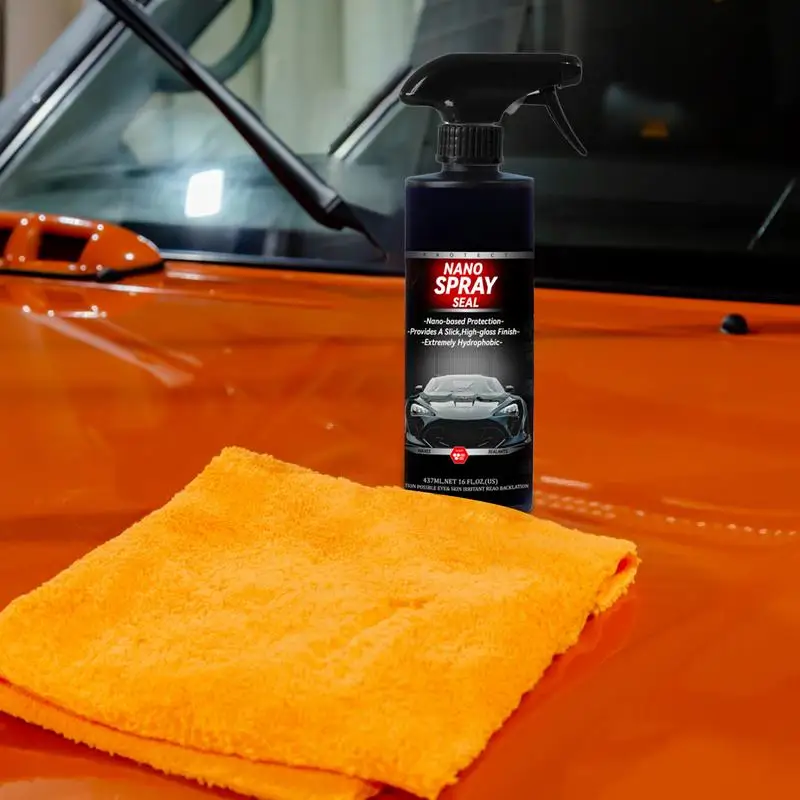 

Car Coating Spray 437ml Ceramic Coating Spray High Protection Car Restoring Liquid Nano Repair Spray Nano Polishing Paint wax