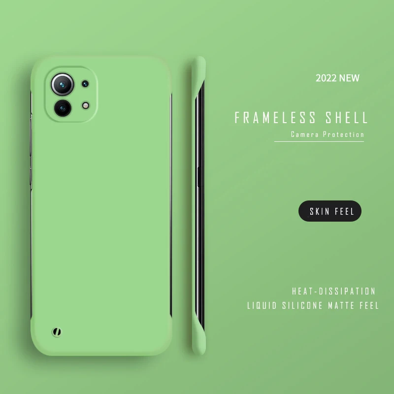 Custodia ultra sottile rigida per PC senza cornice per XIAOMI Mi 12 11 10 9 Lite SE 9T 10T 11T Pro Poco F3 Cover opaca_voghion.com