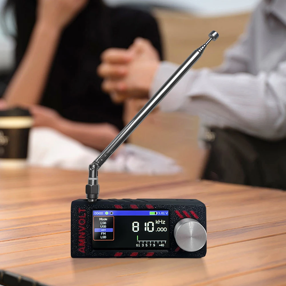 SI4732 0.5-108mhz 모든 대역 라디오 LSB USB AM FM FM/AM 라디오 고품질 미니 포켓 라디오 (안테나 포함) HF SW MW VHF 라디오