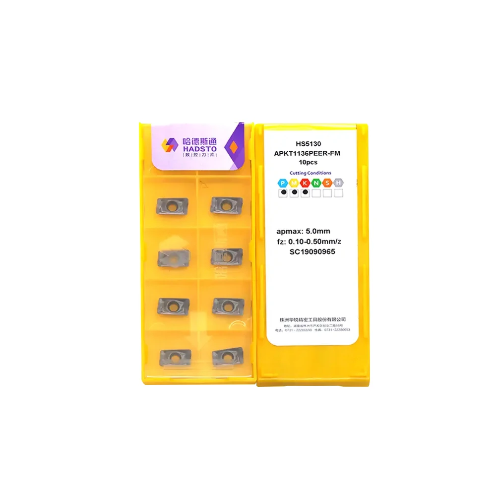 

HardStone 100% Original APKT APKT113604 113612 1136 1605 160512 160520 PDER PEER FM HS5120 HS5130 Square Shoulder Milling Blade