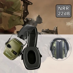 Green Honeywell Quality Howard Leight R-01526 Impact Sport Electronic Earmuff Shooting Protective Headset Foldable Industrial