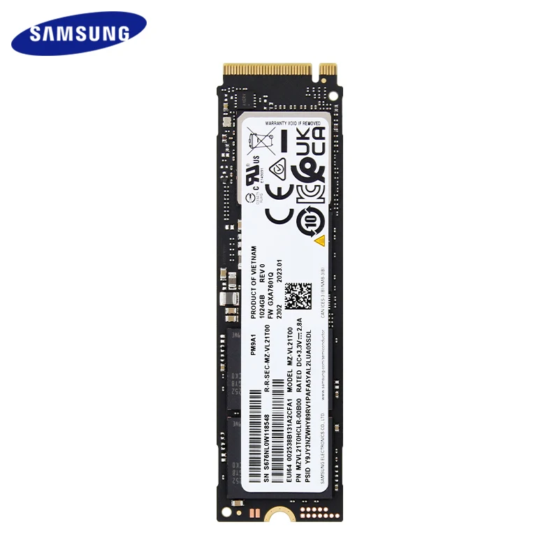 SAMSUNG SSD PM9A1 M.2 PCIe 4.0x4 NVME Internal Hard Drive 1TB 2TB TLC Solid State Drive 256GB 512GB 7000MB/s Storage Hard Disk