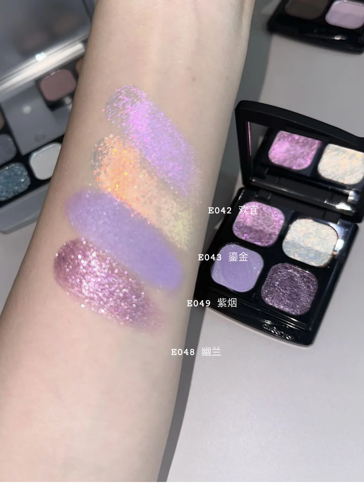 Cheeryep Monochrome Eyeshadow Chameleon Highlight Pearlescent Highgloss Qianyan Eye Shadow Matte Self Assembled Disk Halloween 2