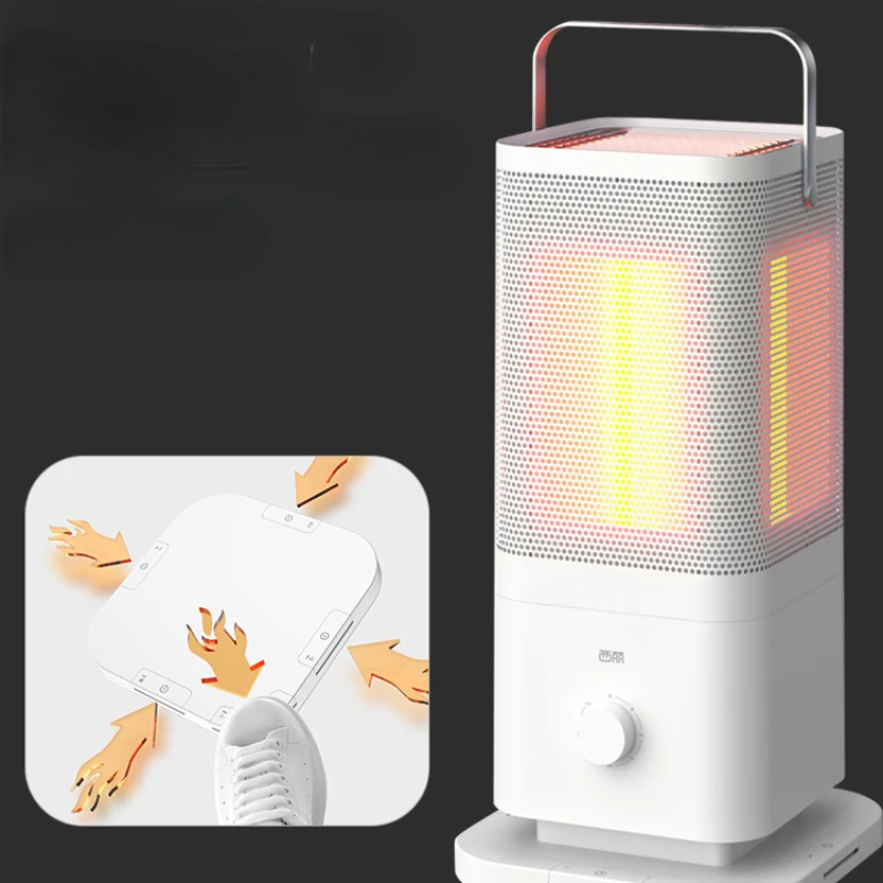 360° Heating Five-sided Heater Overheat Protection Large Area Electric Heater Convenient Carrying Heater BBQ Heater Oven 2