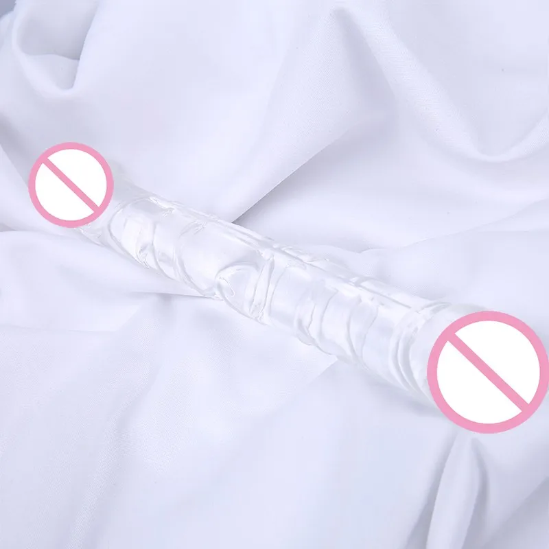 Double Headed Dildos Lesbian Masturbator Butt Plug Sex Toys