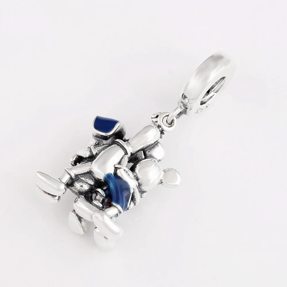 

Authentic 925 Sterling Silver Bead Disn Mouse and Friends Duck Dangle Charm Fit Pandora Women Bracelet Bangle Gift DIY Jewelry