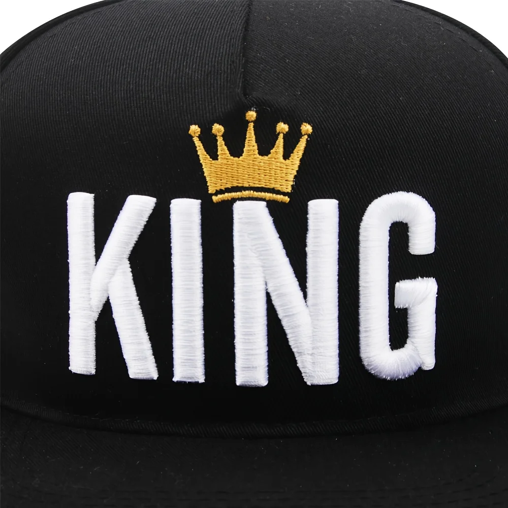 Unisex Crown KING Embroidery Hip-hop Hats Spring Autumn Outdoor Adjustable Casual Baseball Caps Sunscreen Hat 5