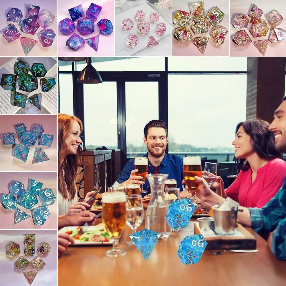 

Resin Polyhedral Dice Creative Entertainment for For TRPG DND