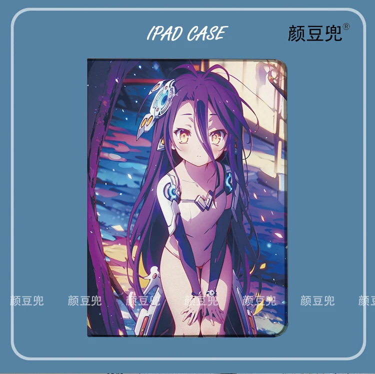 

NO GAME NO LIFE Anime Shiro For iPad 10.2 7th 8th 9th Air 4 5 Mini 5 6 Case Luxury Silicone For iPad Air 3 iPad Pro11 12.9 Case