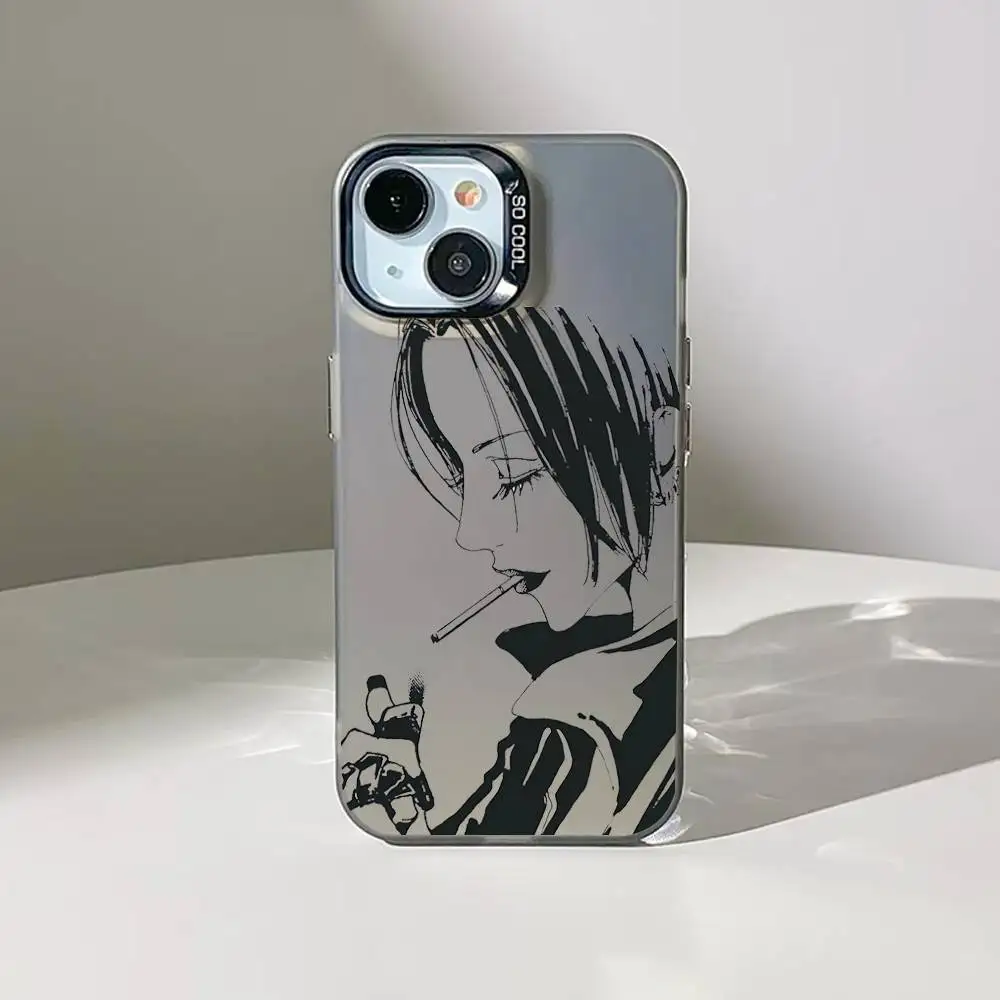 Vibrant Colorful Silver Anime N-Nana Osaki Phone Case