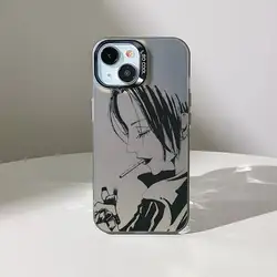 Vibrant Colorful Silver Anime N - Nana Osaki Phone Case - iPhone 13 Pro Max (Z1)