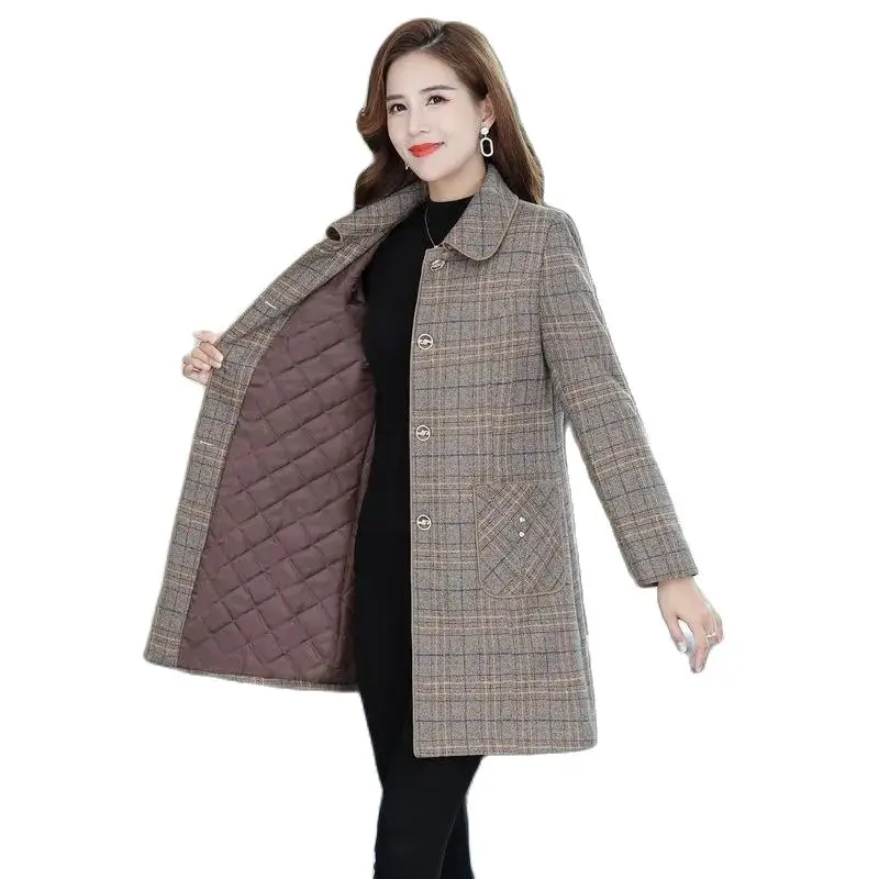 Autumn and Winter Woolen Coat Men's Korean Style Trend Short Slim Handsome Woolen Coat Men's Jacket Jacket