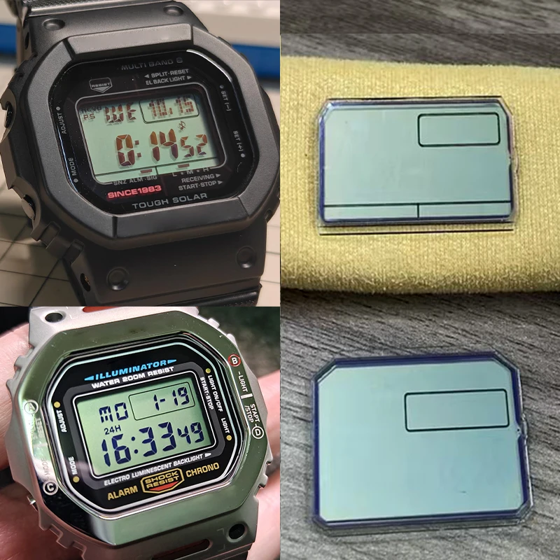 고화질 디스플레이 화면 DW5600 GWB5600 GWM-B5000 GWM5610 GW5600 업그레이드 STN LCD 화면 모드 (카시오용) 고대비 화면