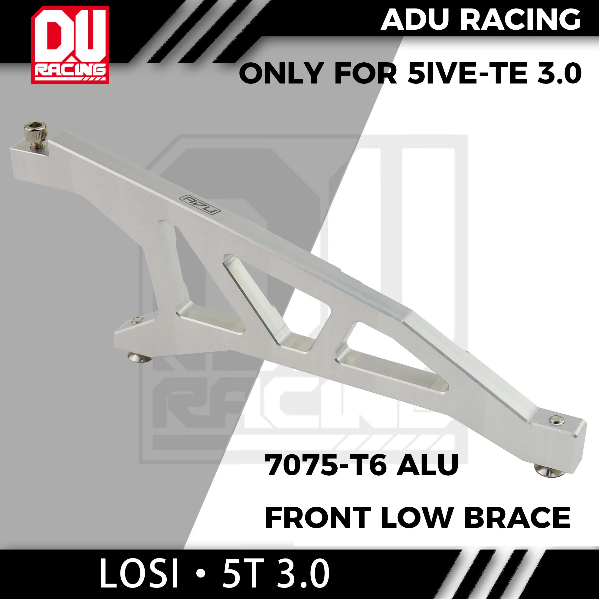 ADU 레이싱 프론트 로우 브레이스 CNC 7075-T6 알루미늄 LOSI 1/5 ..