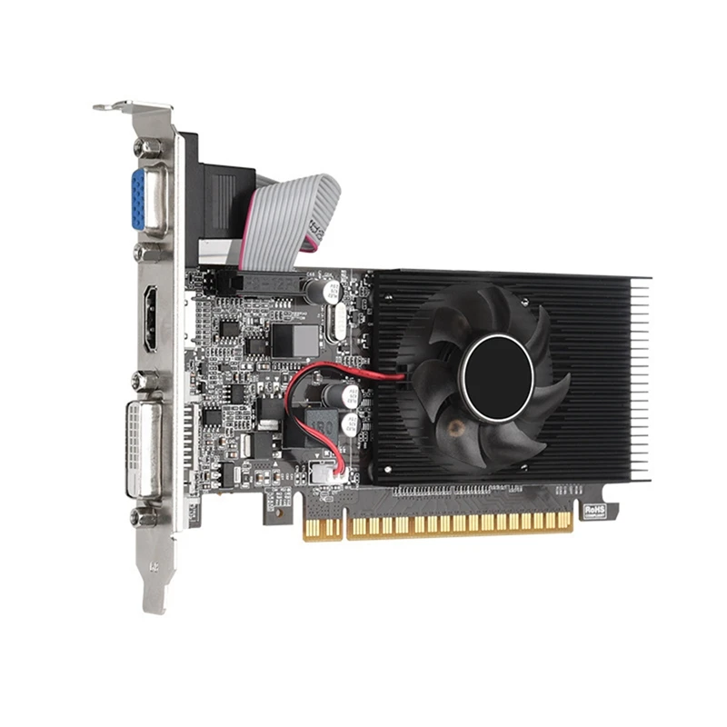 

GT210 1GB GDDR3 64Bit Graphics Card Pcle X16 2.0 GPU Computer Graphics Card DVI-D+VGA+HD Desktop Video Card