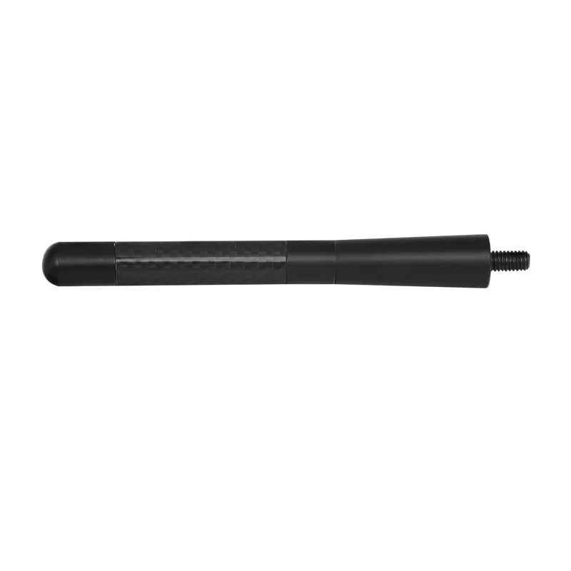 폭스바겐 12cm 범용 자동차 안테나 소형 짧은 안테나 미니 자동차 라디오 액세서리 FM/AM 입력 M5 M6 블랙 자동차 안테나