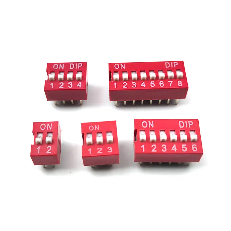 35PCS/LOT Dip Switch Kit In Box 1 2 3 4 5 6 8 Way 2.54mm Toggle Switch Snap Switches Mixed Kit Each 5PCS Combination Set image 4
