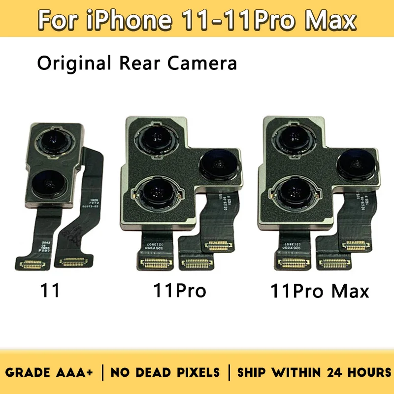 

Back Camera For iphone 11 11 Pro Max 11 pro Rear Camera Replacement , Focus Clear, 11 pro Main Lens Flex Cable Camera