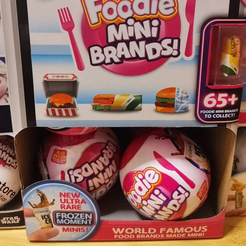 Original Zuru 5 Surprise Foodie Mini Brands Mystery Capsule Real Miniature  Brands Surprise Collectible Fast Food Children Toys - Blind Box - AliExpress