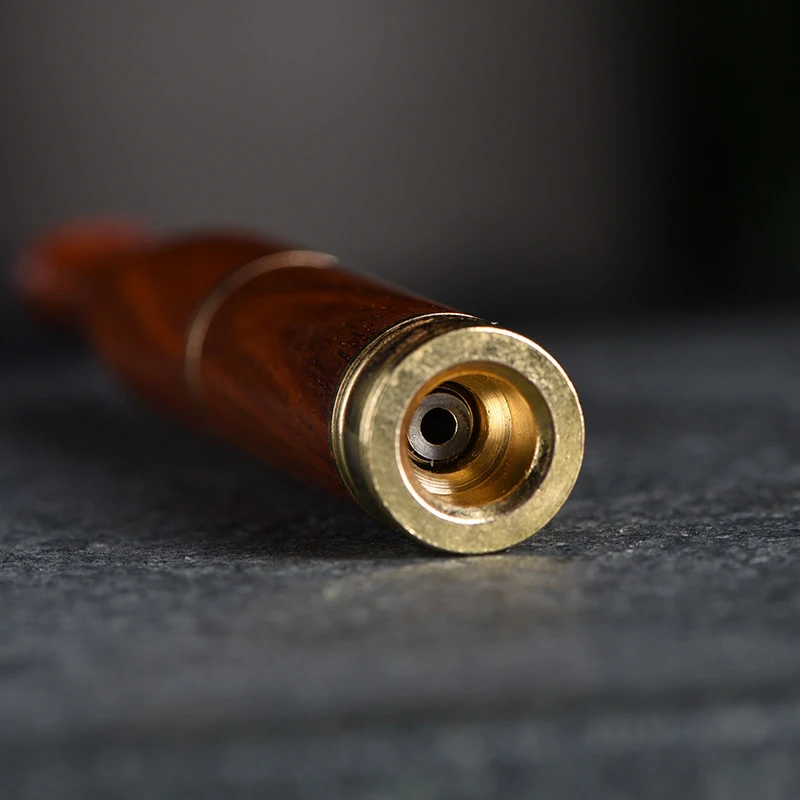 Eco-Friendly Handmade Wooden Tobacco Filter Mouthpiece - Reusable, Washable Smoking Accessory
