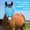 Mosquito and insect proof horsehead mask, breathable fabric, sun shading horsehead mask 2