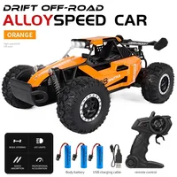 3699-087 Off-Road Vehicle 2WD 5Channel 1:16 20km/h 2.4GHz Rc Car Alloy High Speed Car Drift Led Child Toys Gifts 1-3battery 1