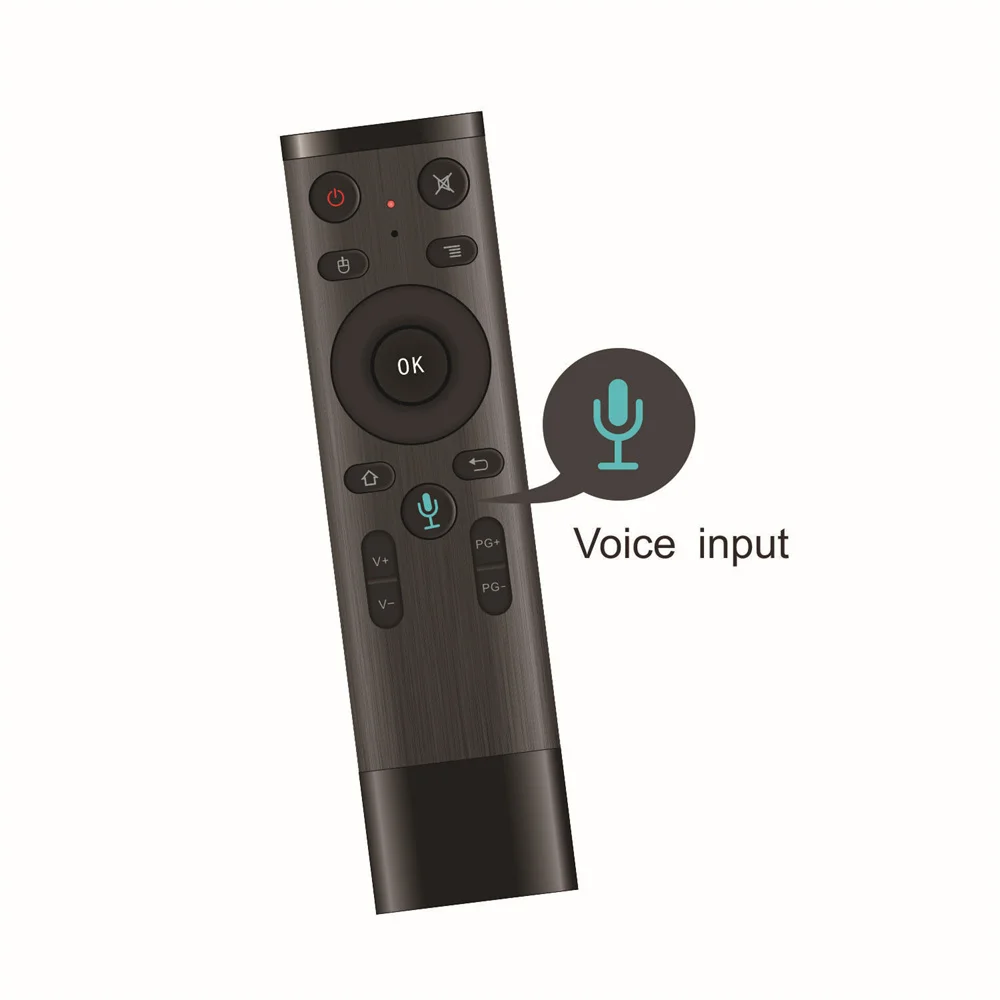 무선 음성 리모컨 Q5 에어 마우스, USB 리시버 포함, 3 축 자이로스코프 컨트롤러, 컴퓨터 스마트 TV 안드로이드 박스용