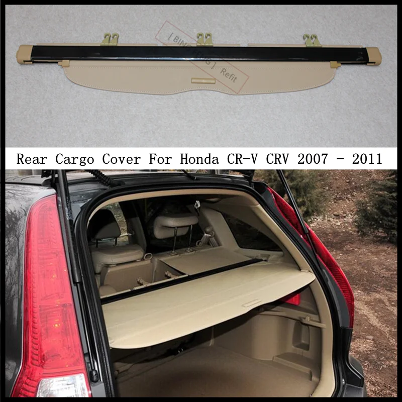 

Rear Cargo Cover For Honda CR-V CRV 2007 2008 2009 2010 2011 Privacy Trunk Screen Security Shield Shade Modification Parts