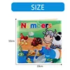 Cloth Book Toddler Soft Baby Books Rustle Sound Baby Quiet Books Infant Early Learning Educational Toys 0 -12 Months Tear-proof 5