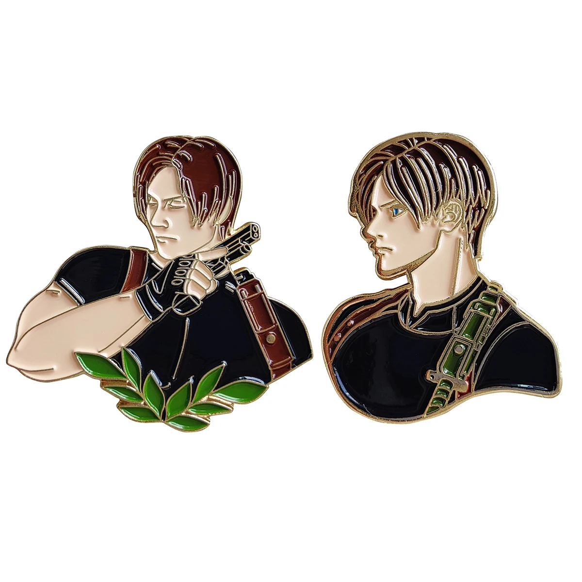 Game Cartoon Anime Characters Brooches Badges Metal Enamel Lapel Pins Brooches Jewelry Accessories