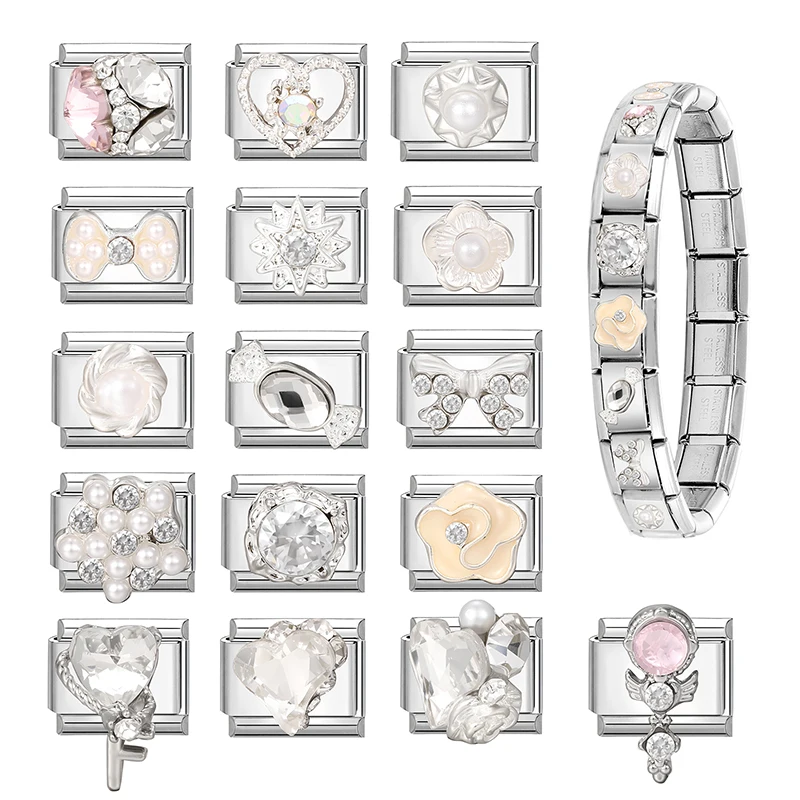 Zircon Feature Steel Bracelet Women