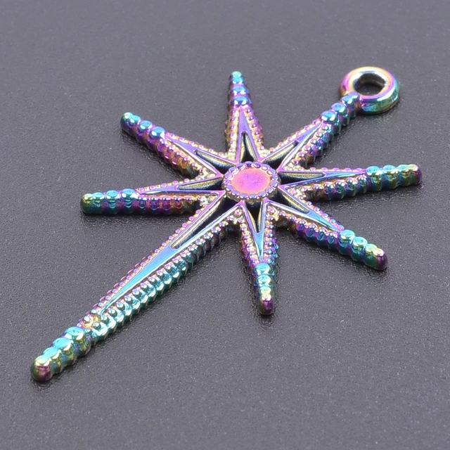 Stainless Steel Pendants Charm Alternative Set 5pcs 25