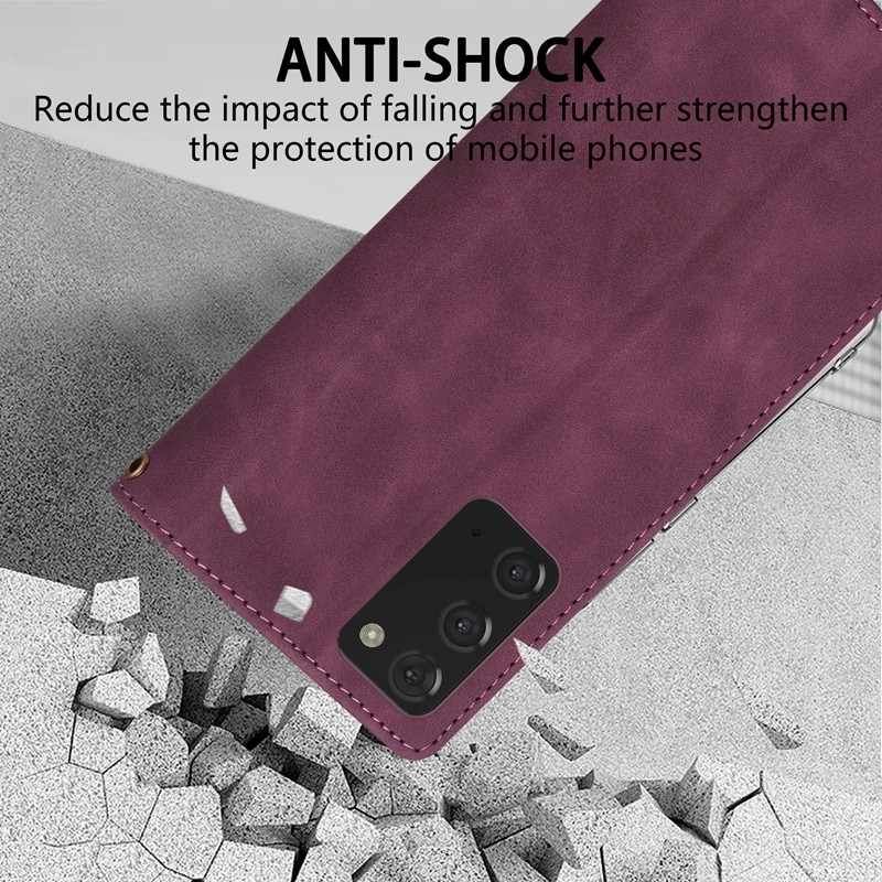 Фото Кожаный чехол-бумажник с магнитной застежкой для Samsung Galaxy A03 A04s A10 A12 A13 A14 A21s A22 A23 A31 A32 A33 A34 A51 A52 A53 A54 A71 №2
