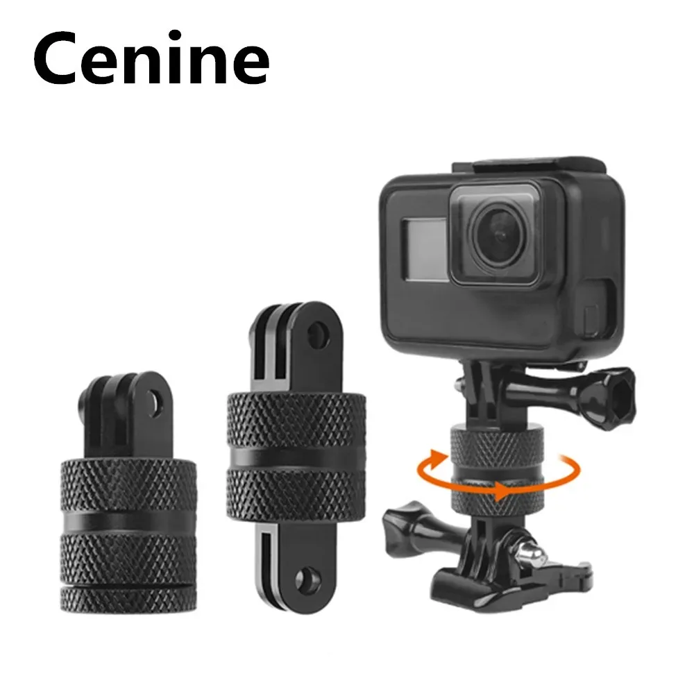360 Degree Rotary Mount For Gopro Hero 12 Xiaomi Yi Tripod