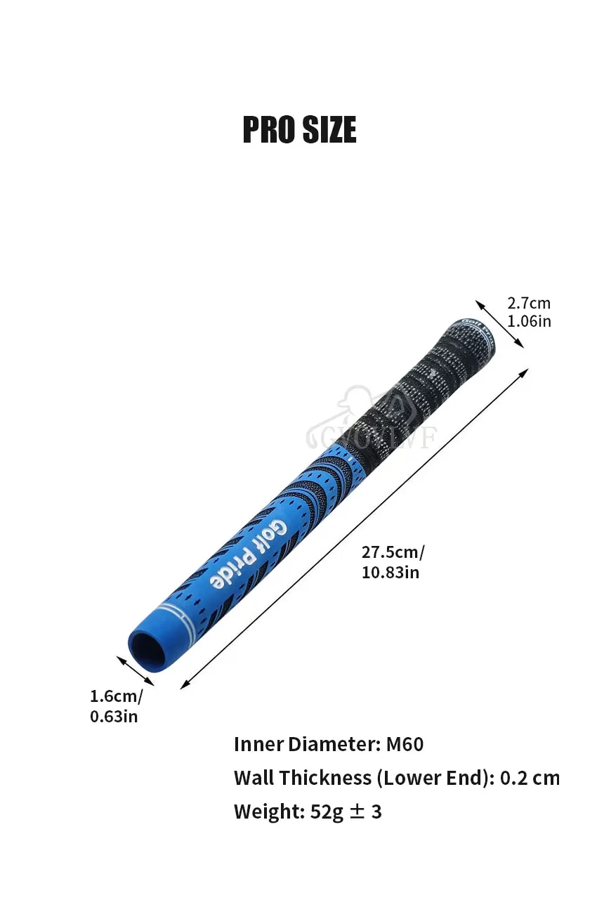 Description Picture 5 of itemRubber Golf Club Grip Non-Slip Performance in All Weather Conditions for Men Women Golf Sports Accessories 4 Colors