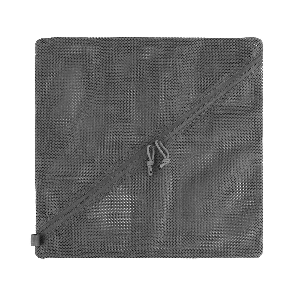 Taktischer Stil, Netztasche, Outdoor, Camping, Reisen, Kleidung, Hut, Aufbewahrungstasche, Unordnung, Recycling-Pack, atmungsaktiv, schnell trocknend, 40,6 x 40,6 cm – Detail 32
