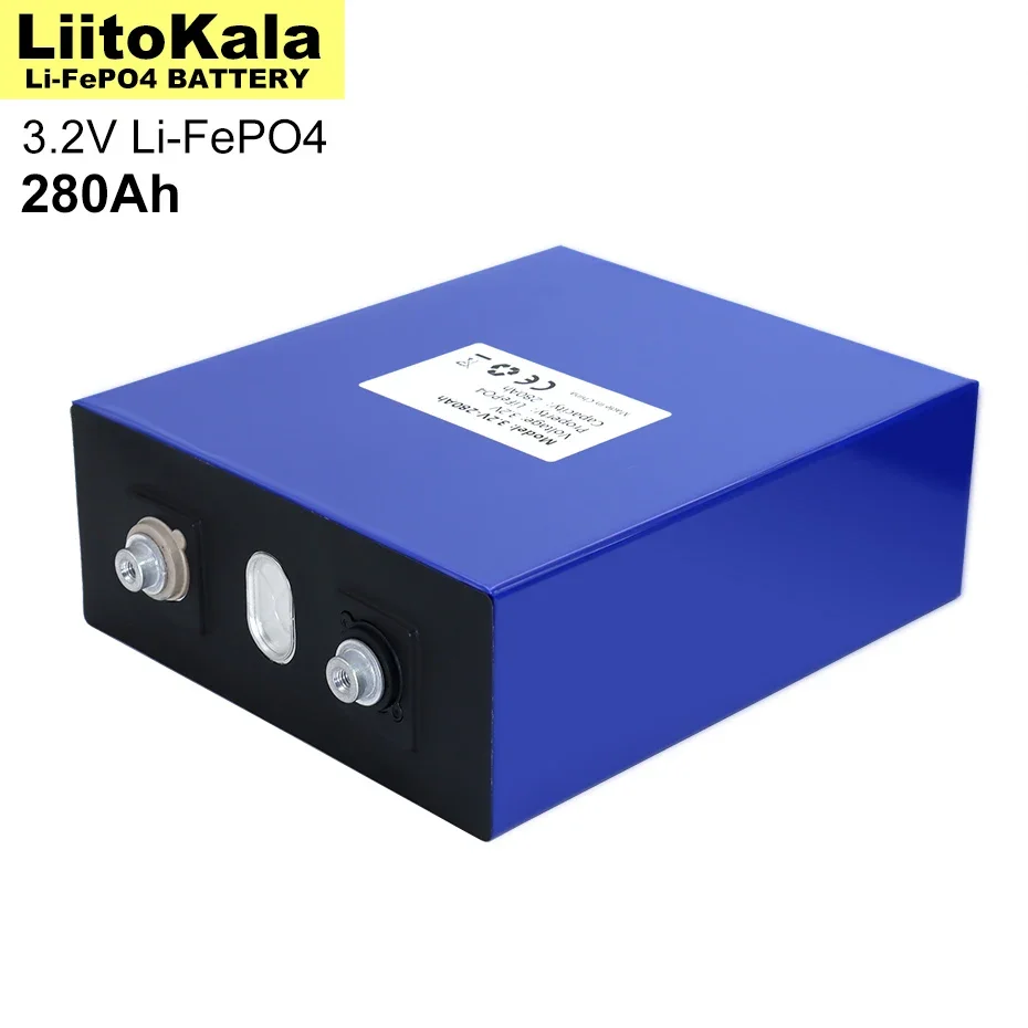전기 에너지 혁명의 핵심, 등급 A 3.2V 280AH LiFePO4 배터리