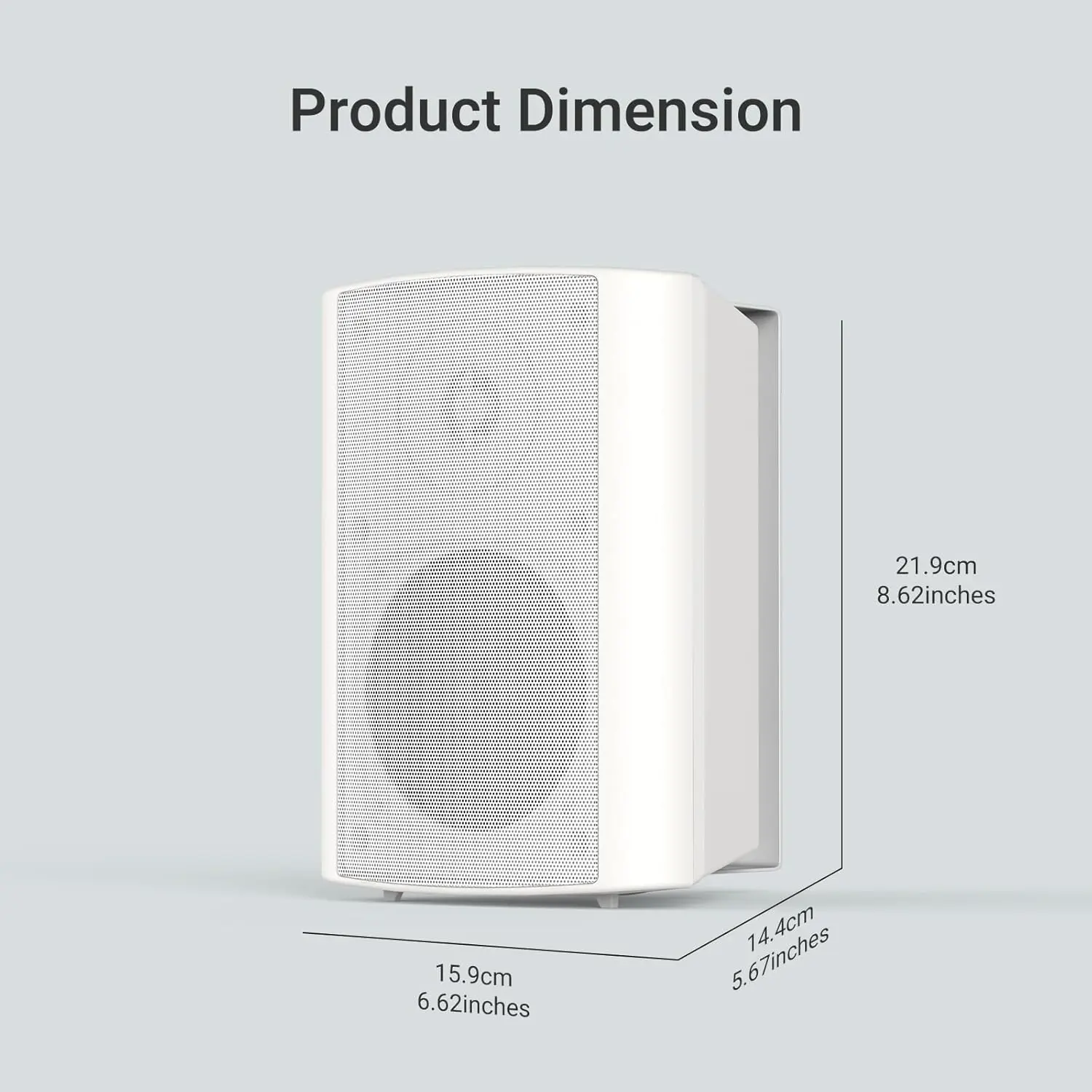 Herdio 1 زوج 4 بوصة 200 واط سماعات بلوتوث في الهوا...