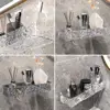 Punch Free Bathroom Storage Rack Plastics Water Ripple Wall Storage Rack Thickening Shower Gel Storage Rack Bathroom 1