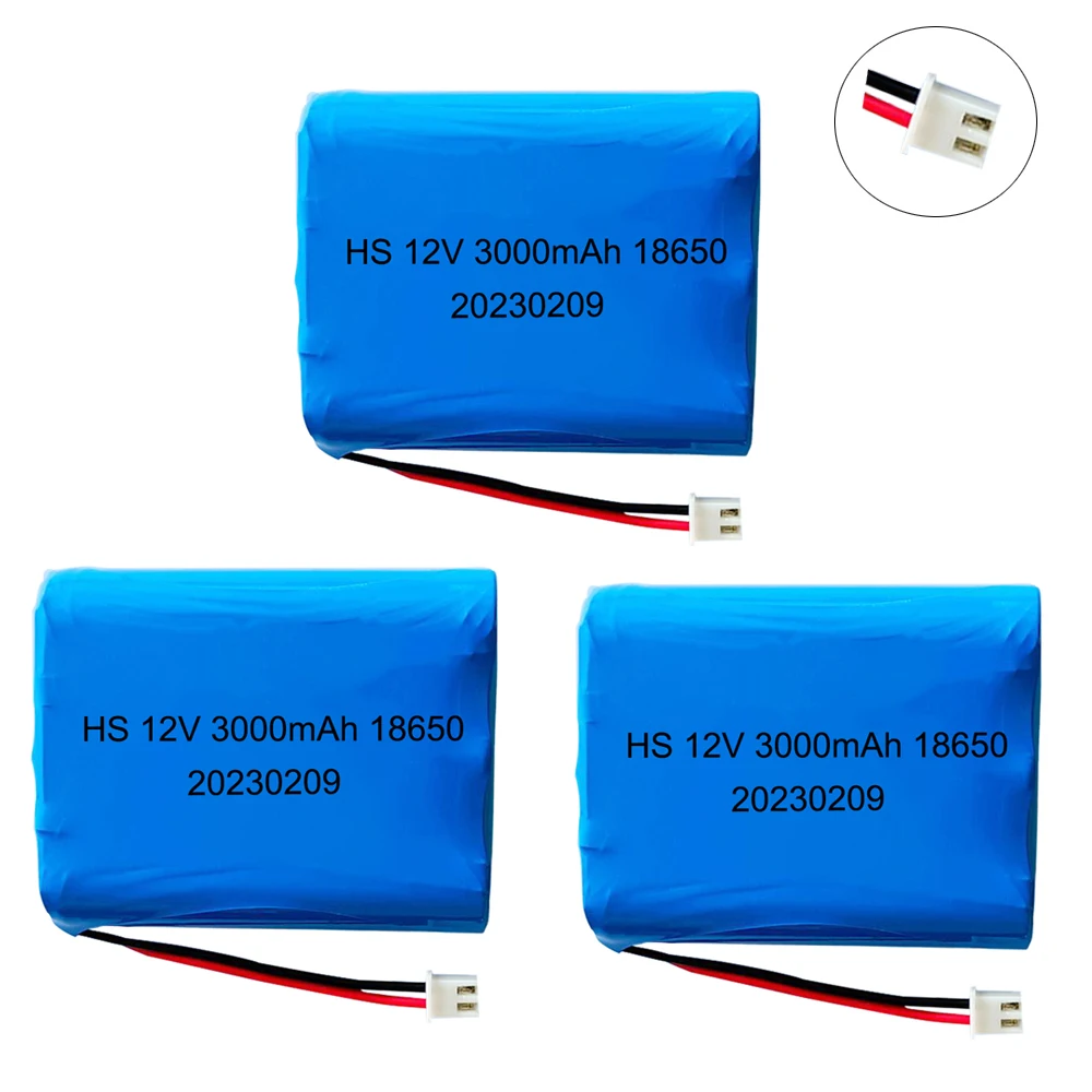 12V2500mah2600mAhupgrade3000MAHlithiumionBatterypackFor