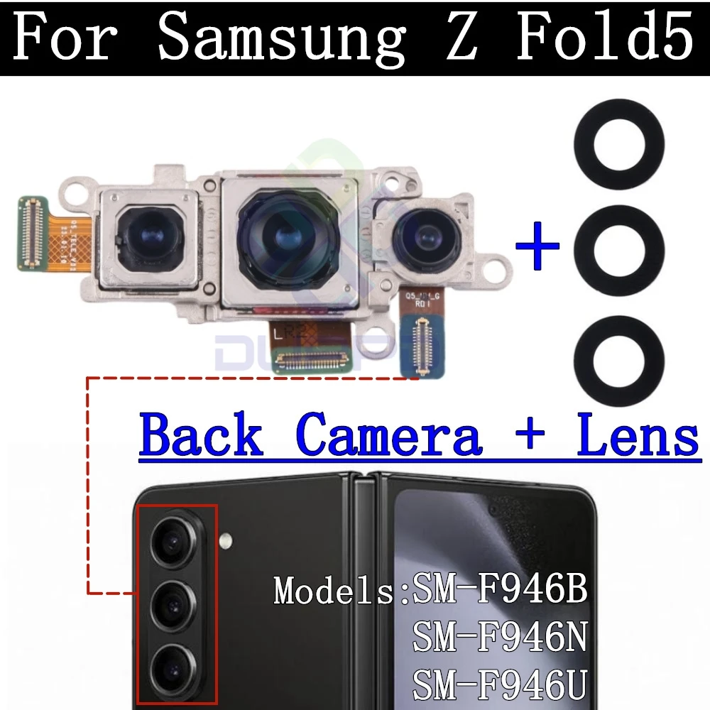 Enhanced Camera Module Flex Cable for Samsung Z Fold5 – Front and Rear Lens Replacement Kit