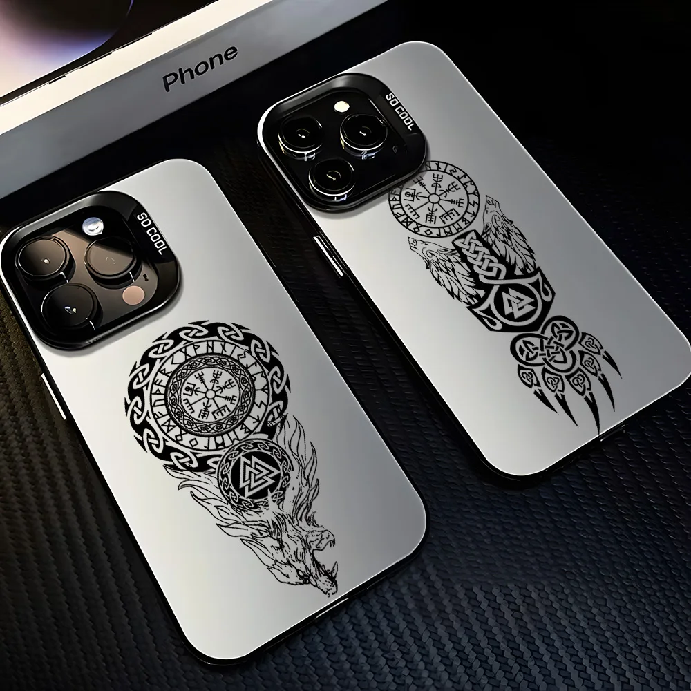 V-Viking V-Vegvisir Anti-Fall Matte Cool Phone Case