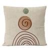 Geometric Floral Linen Pillow Cover Home Decorative Boho Throw Pillow Case Flowers Art Simple Cushion Decor Sofa Pillows 60x60 6