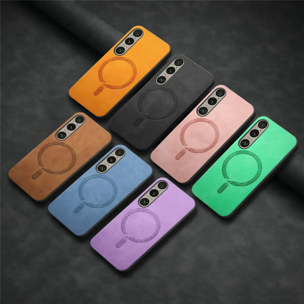 Leather MagSafe Case with Wireless Charging