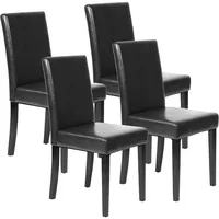 Dining Chairs Set of 4,Dining Room Chairs Upholstered PU Leather Kitchen Chair for Home Kitchen Bedroom Living Room Restaurant 1
