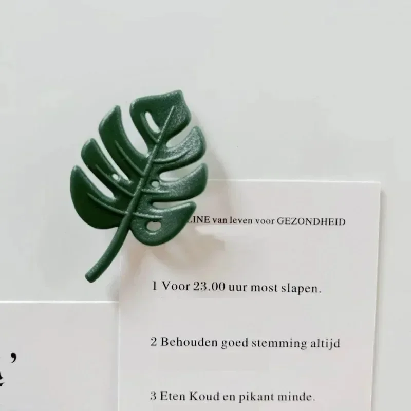 4PCS 크리 에이 티브 녹색 거북이 잎 자기 주방 메시지 보드 홈 인테리어 냉장고 선물