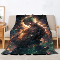 Zoro Sofa Blankets and Throws Luxury Throw Blanket for Sofas Fluffy Plaid Microfiber Bedding Home Interior Beach Towel Knee Soft 1