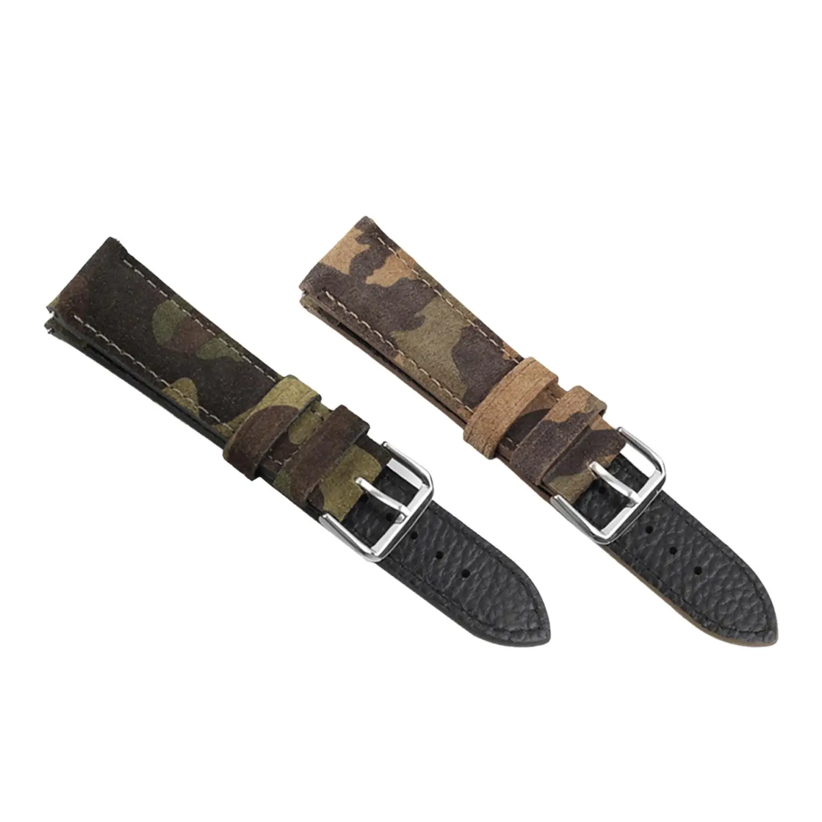 

PU Leather Watch Band Soft Replacement Watch Straps Watch Bracelet Men's Watch Bands Wear Resistant for Men and Women Sweatproof