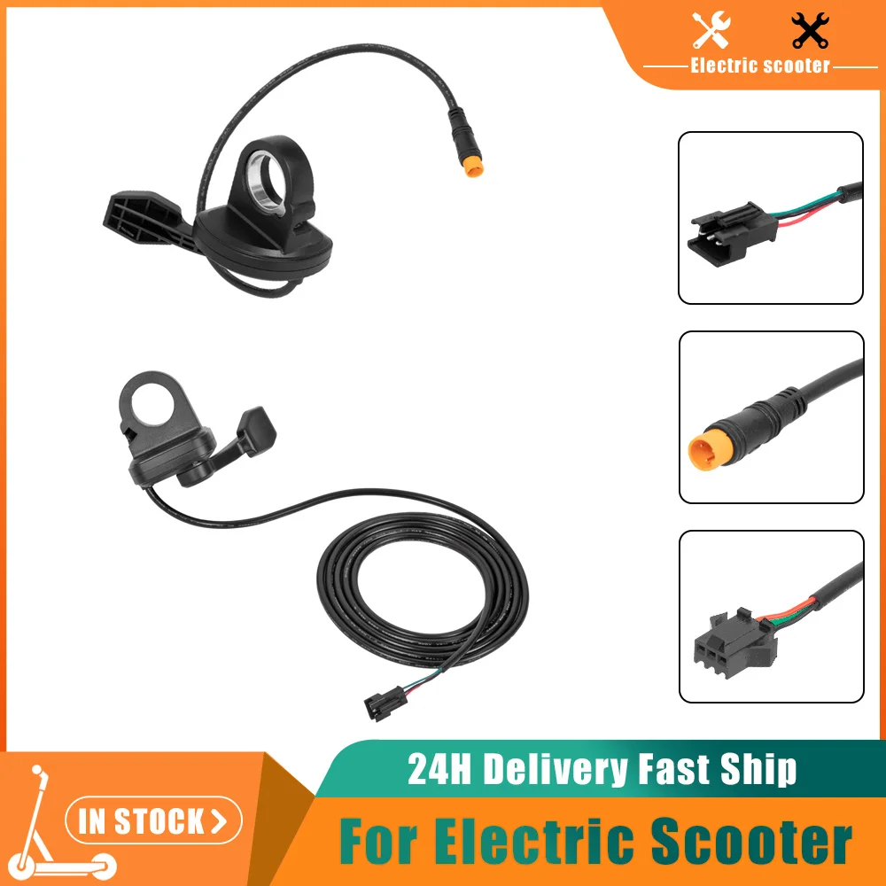 Electric Scooter Thumb Throttle 108X Finger Throttle 24V 36V 48V 60V 72V Universal Voltage Right Thumb Throttle Accessories